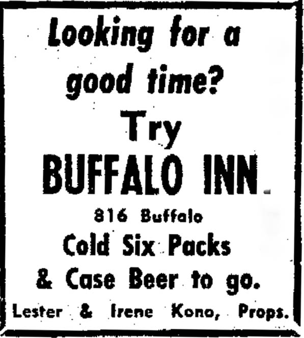 10-3-68 Buffalo Inn Ad